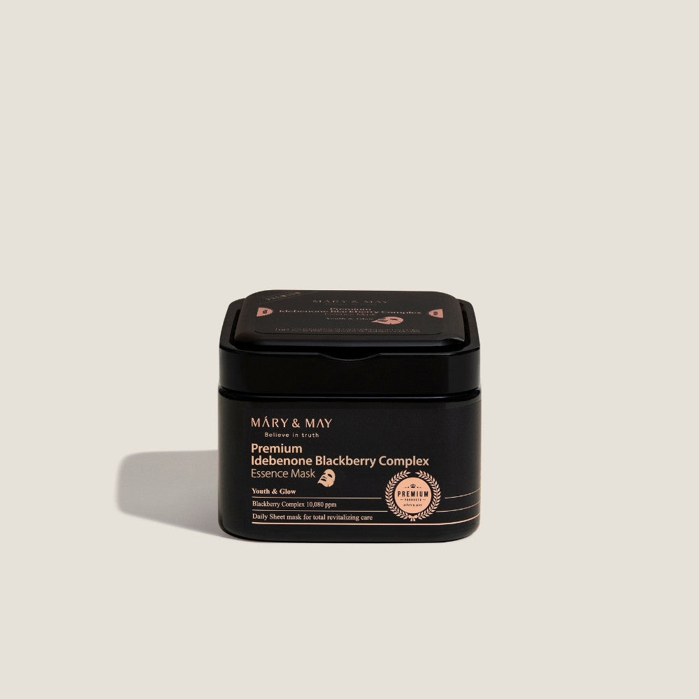 Premium Idebenon Blackberry Complex Essence Mask 20EA/250g-MARY&MAY-HBYTALA