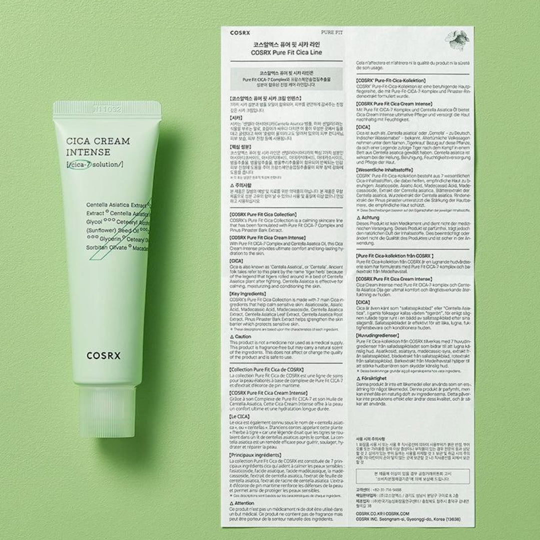 Pure Fit Cica Cream Intense-COSRX-HBYTALA
