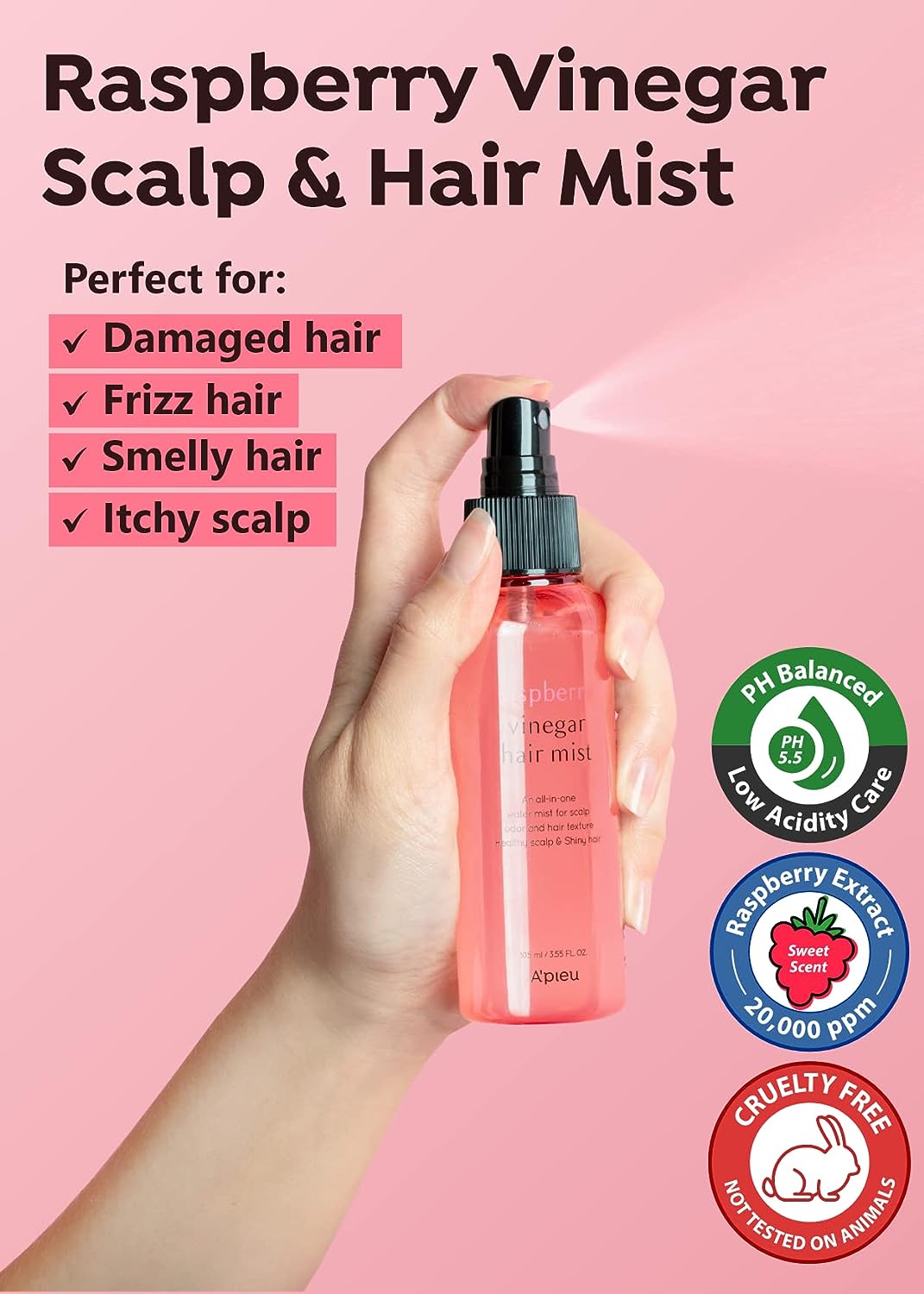 Raspberry Vinegar Hair Mist-A'PIEU-HBYTALA