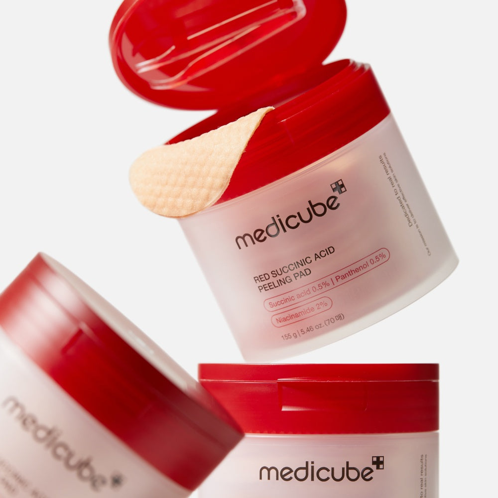 Red Succinic Peeling Pad-MEDICUBE-HBYTALA