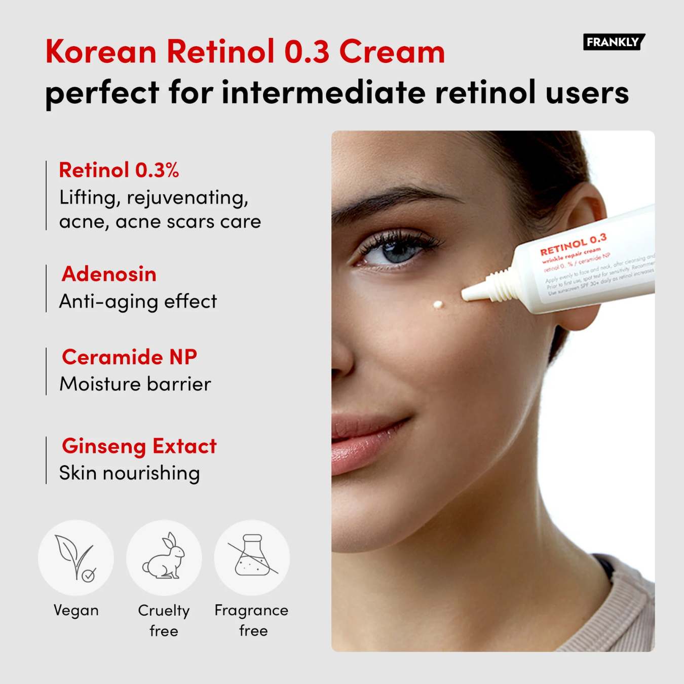 Retinol 0.3% Cream-FRANKLY-HBYTALA