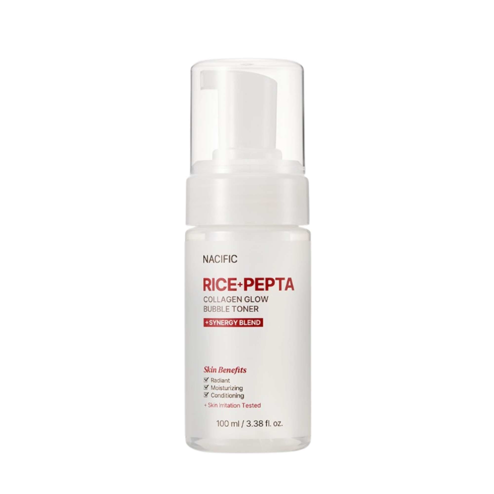 Rice Pepta Collagen Glow Bubble Toner 100ML-NACIFIC-HBYTALA