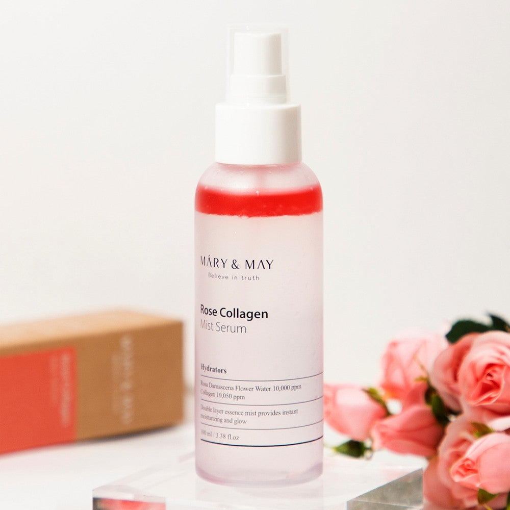 Rose Collagen Mist Serum 100ml-MARY&MAY-HBYTALA