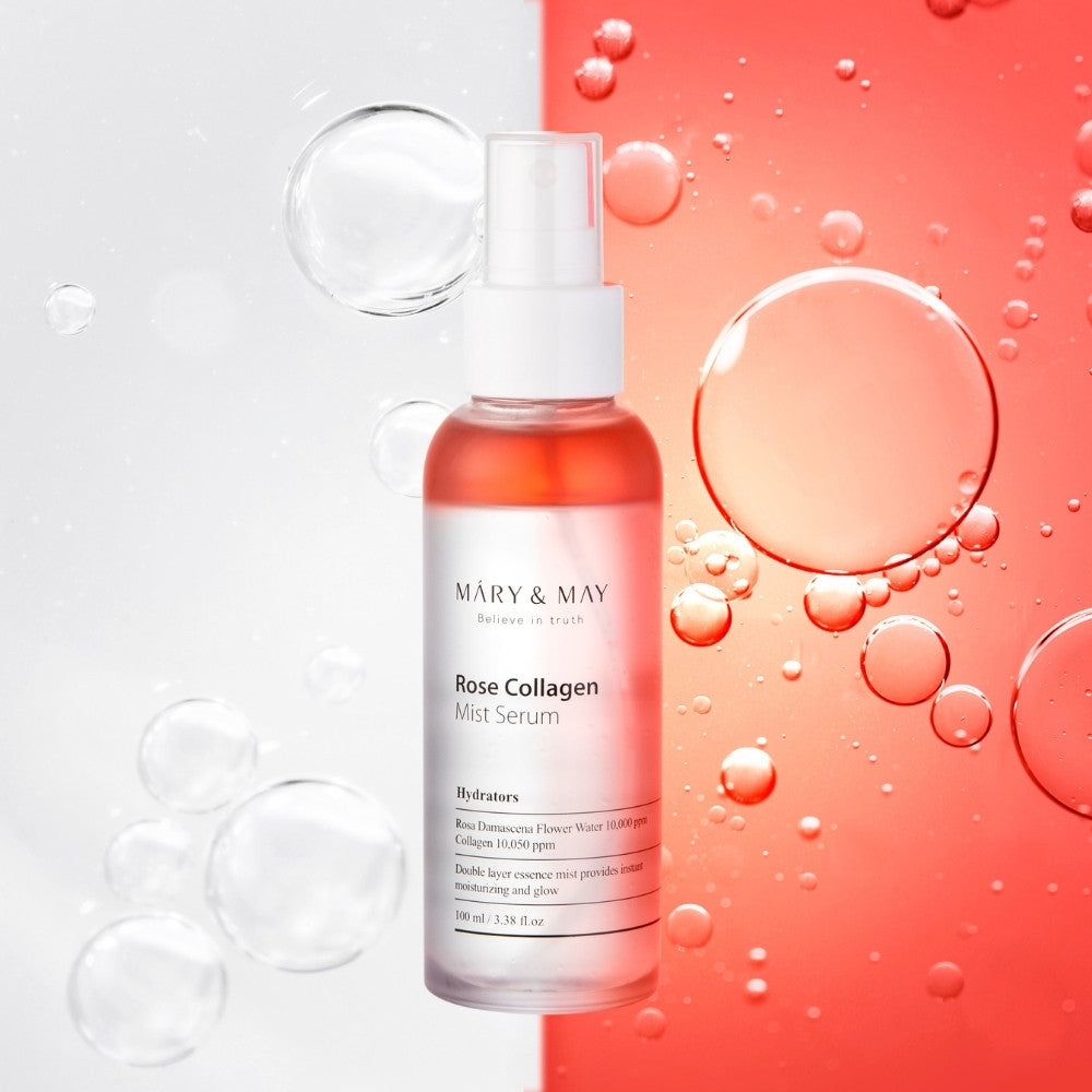 Rose Collagen Mist Serum 100ml-MARY&MAY-HBYTALA