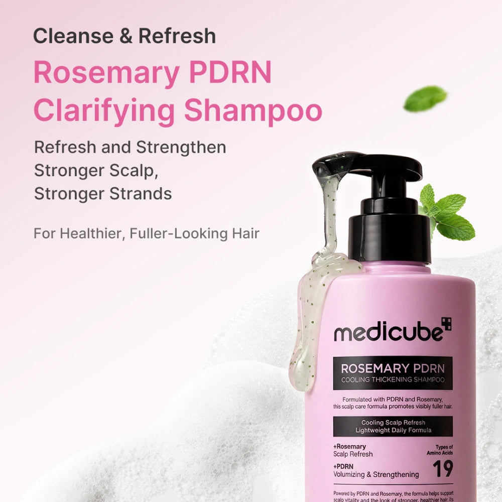 Rosemary PDRN Cooling Thickening Shampoo-MEDICUBE-HBYTALA