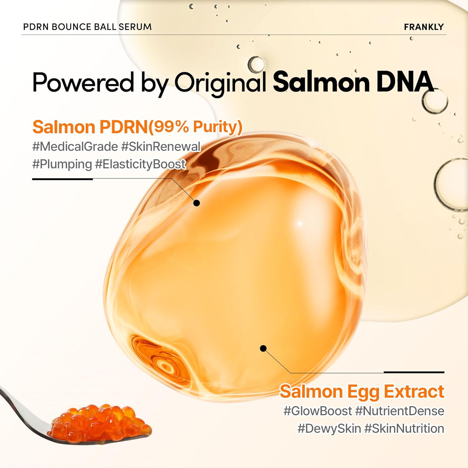 Salmon PDRN Bounce Ball Serum-Frankly-HBYTALA