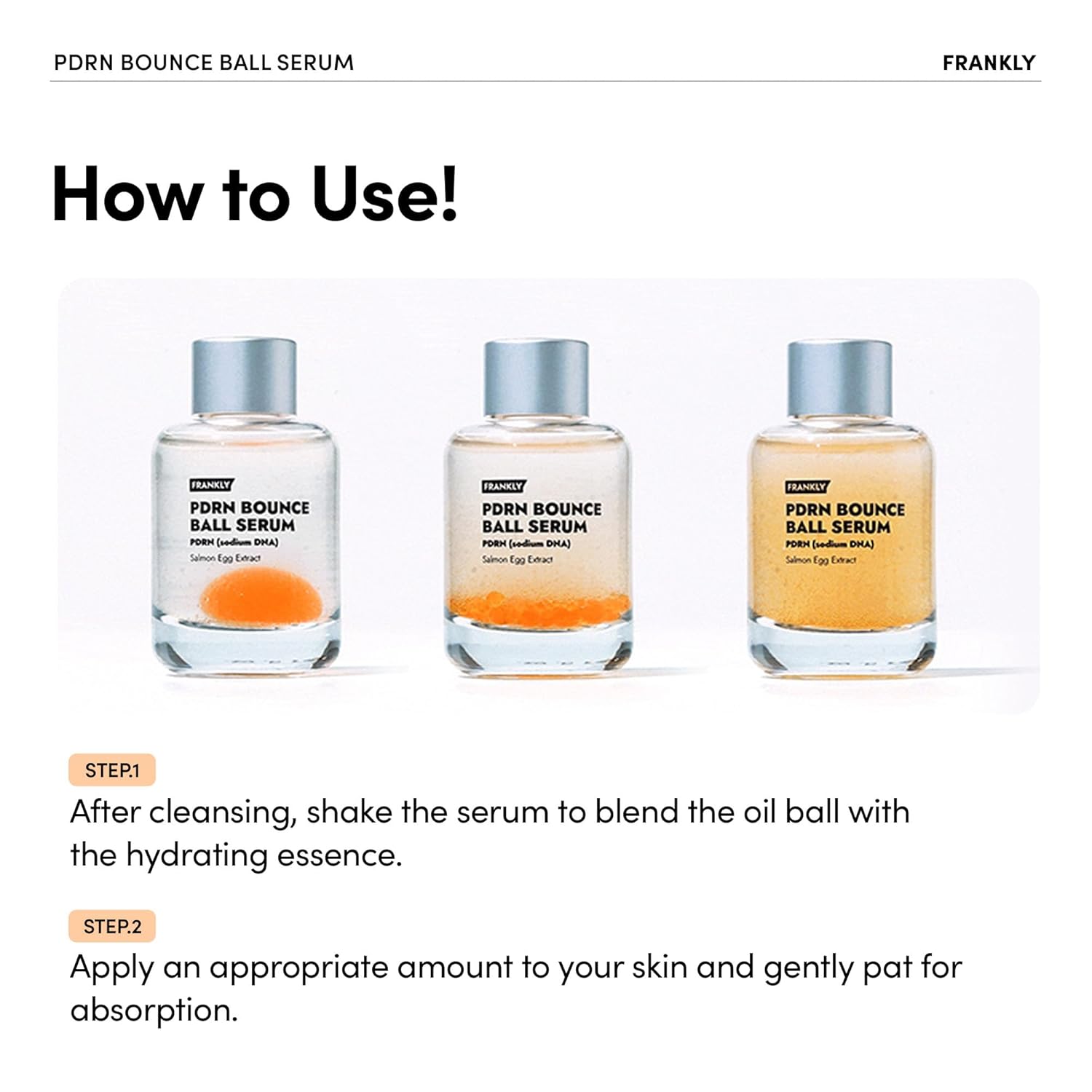 Salmon PDRN Bounce Ball Serum-Frankly-HBYTALA