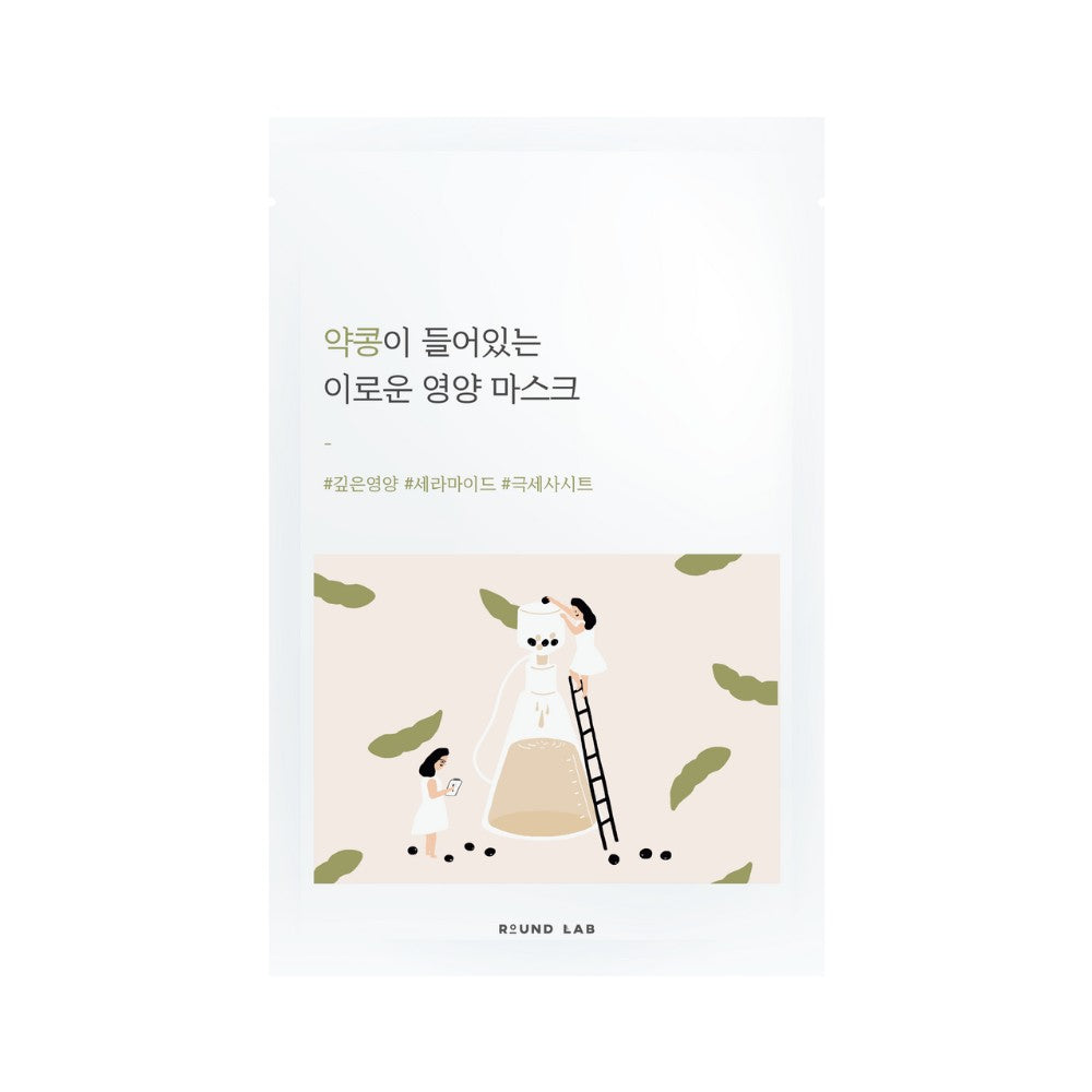 Soybean Nourishing Sheet Mask-ROUND LAB-HBYTALA