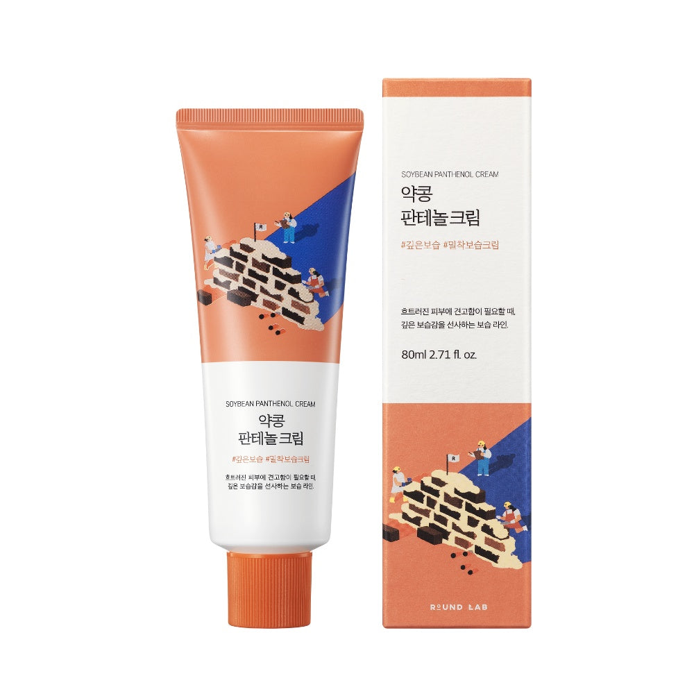 Soybean Panthenol Cream-ROUND LAB-HBYTALA