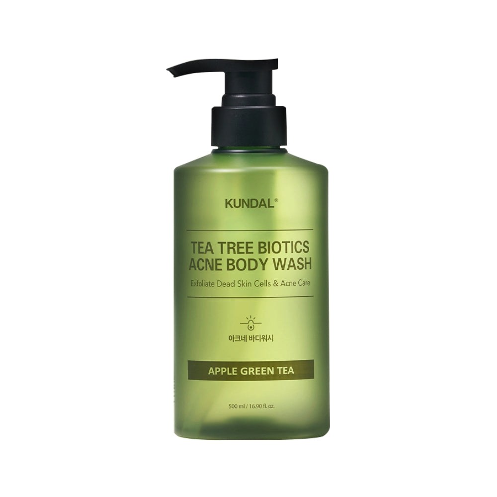 Tea Tree Bioticts Acne Body Wash Apple Green Tea 500ml-KUNDAL-HBYTALA
