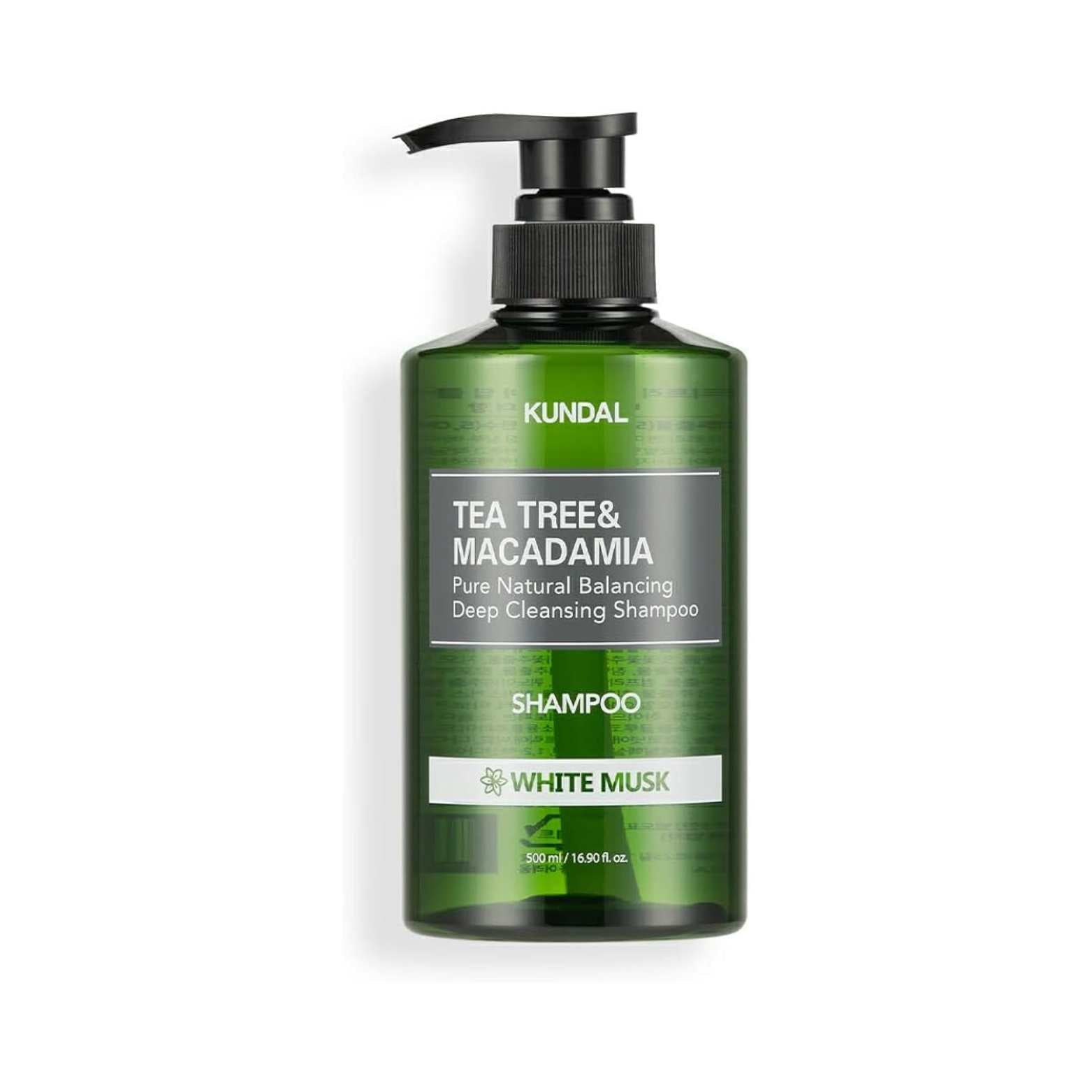 Tea Tree & Macadamia Deep Cleansing Shampoo 500ML - White Musk-KUNDAL-HBYTALA
