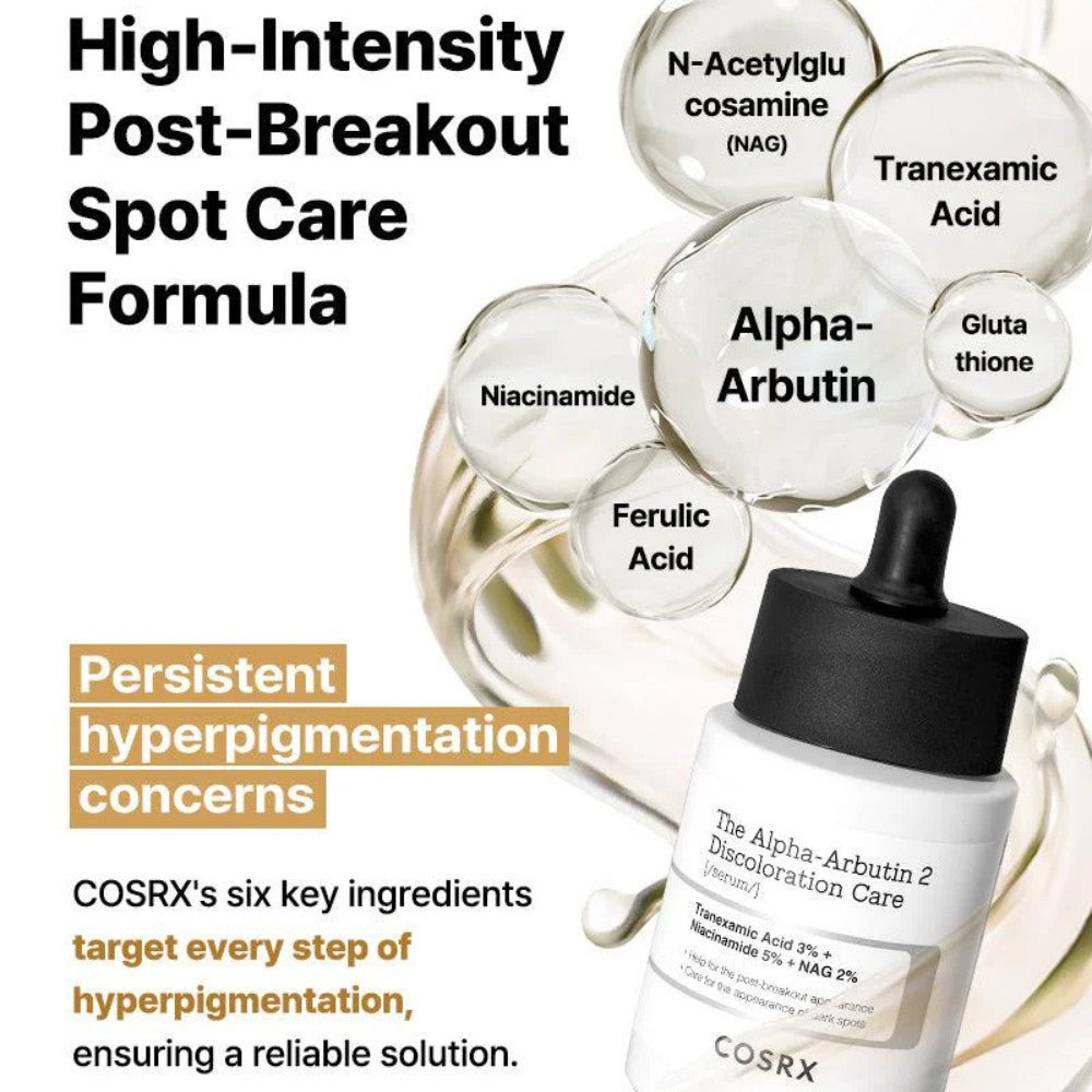 The Alpha-Arbutin 2 Discoloration Care Serum-COSRX-HBYTALA