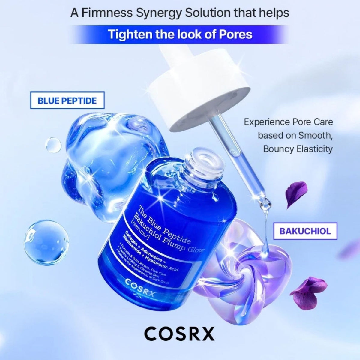 The Blue Peptide Bakuchiol Plump Glow Serum 50mL-COSRX-HBYTALA