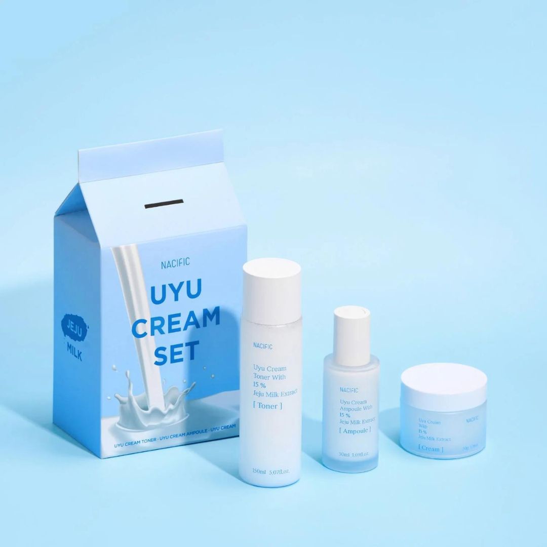 UYU Cream Triple Set-NACIFIC-HBYTALA