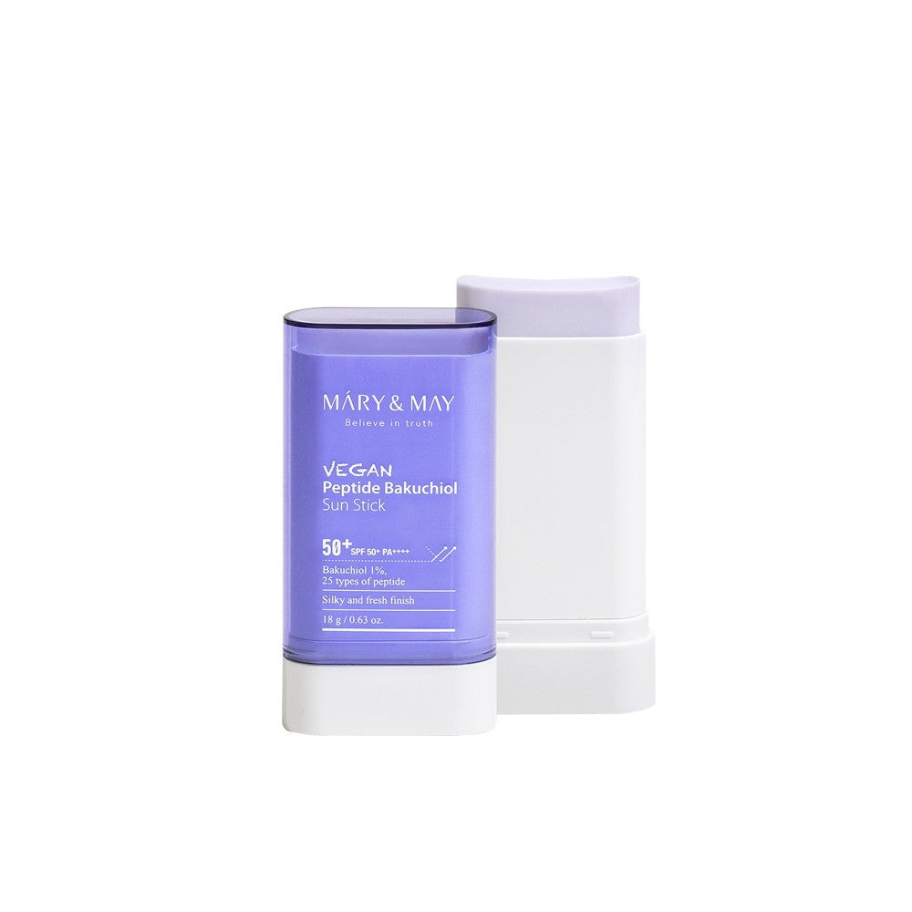 Vegan Peptide Bakuchiol Sun Stick SPF50+ PA++++ 18g-MARY&MAY-HBYTALA