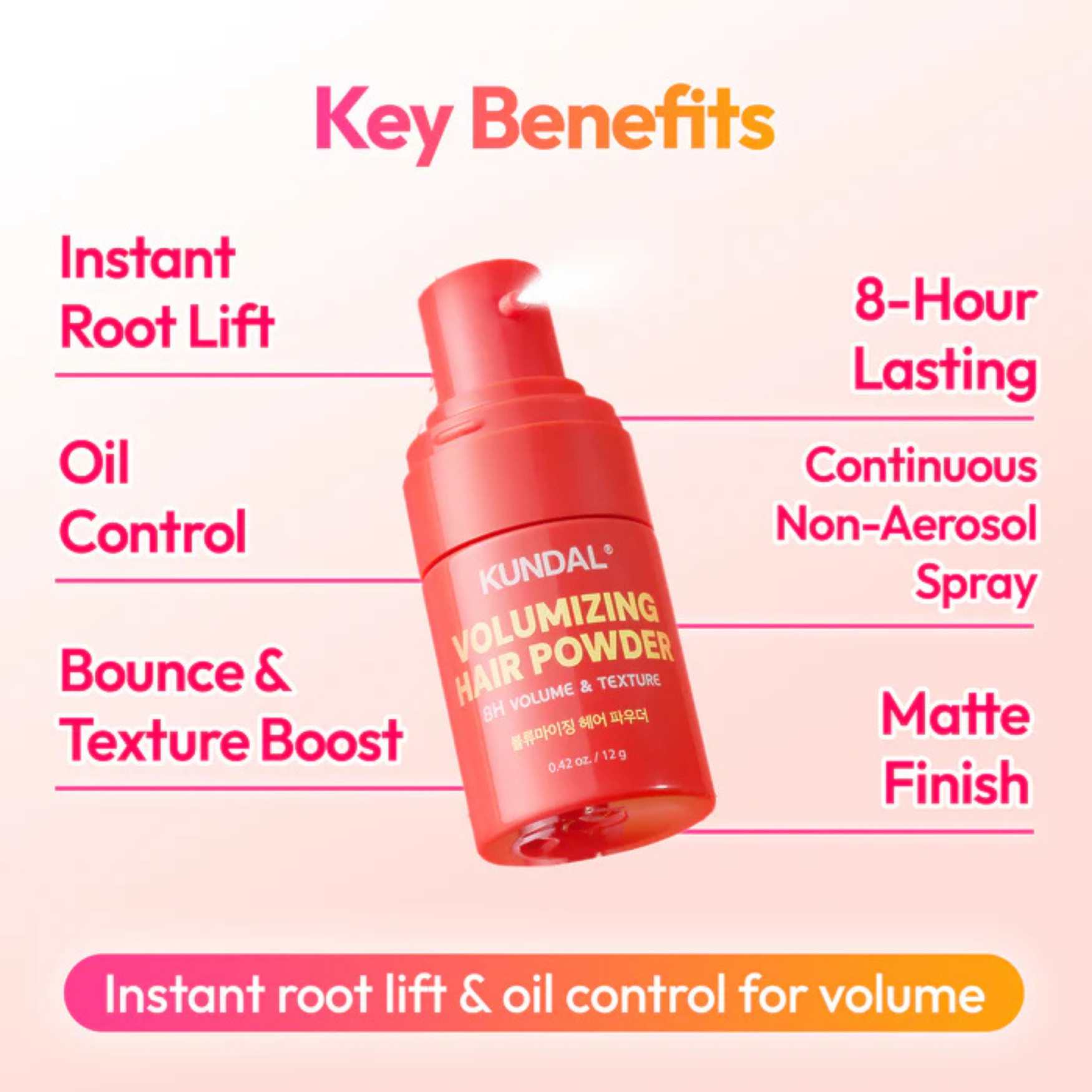 Volumizing Hair Powder 12G - Vanilla Pistachio-KUNDAL-HBYTALA