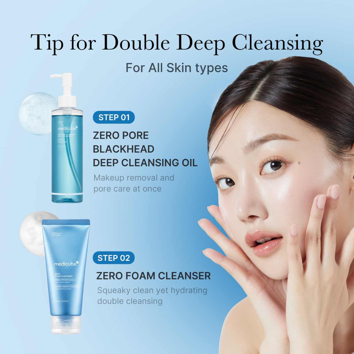 Zero Pore Blackhead Deep Cleansing Oil 205 ML-MEDICUBE-HBYTALA