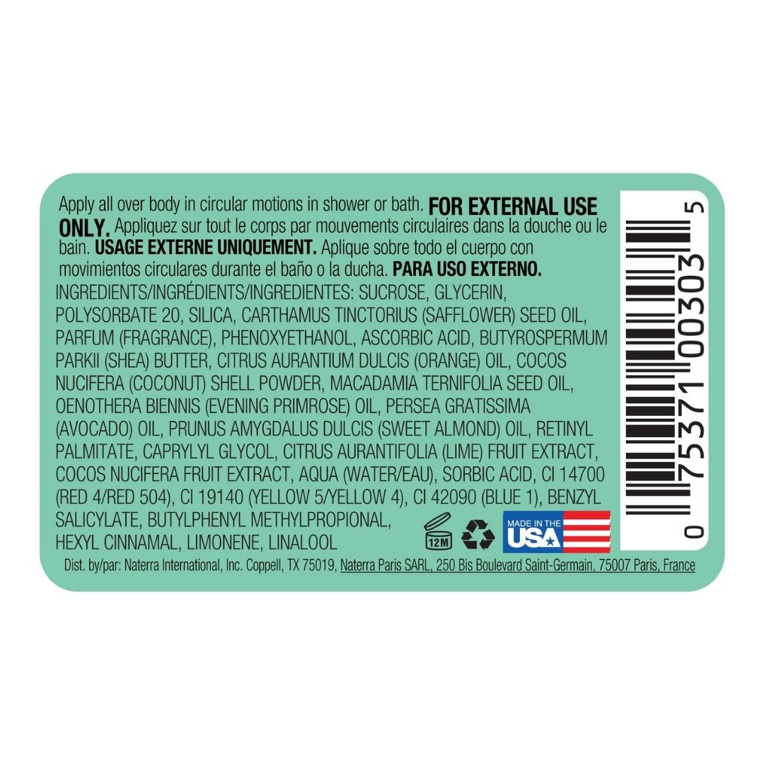 Coconut Lime Shea Sugar Exfoliating and Hydrating Body Scrub,-TREE HUT-HBYTALA