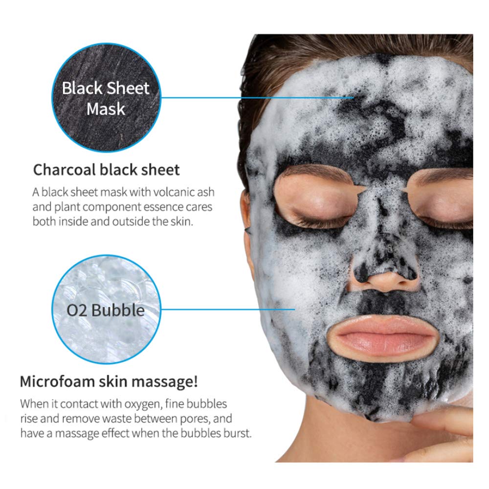 Detoxifying Charcoal Bubble Mask-EYENLIP-HBYTALA