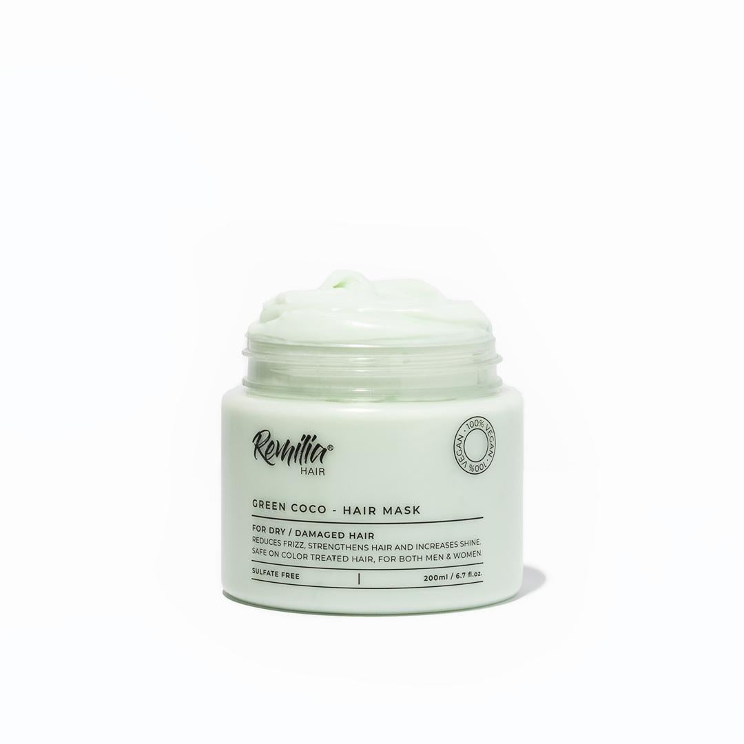 Green Coco Hair Mask-REMILIA-HBYTALA