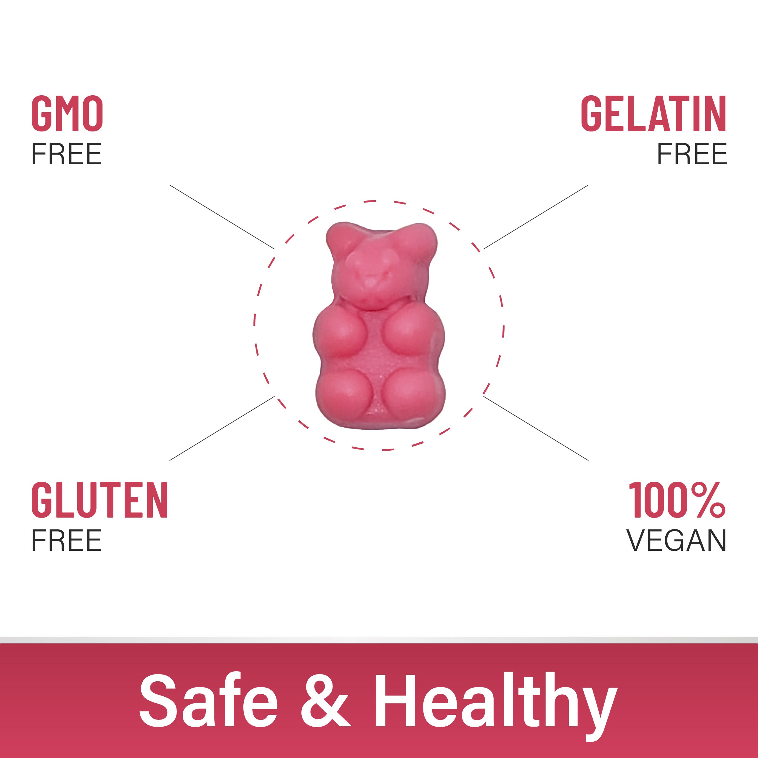 Hair Gummies Complete Vitamins Formula-Hunny Bunny-HBYTALA