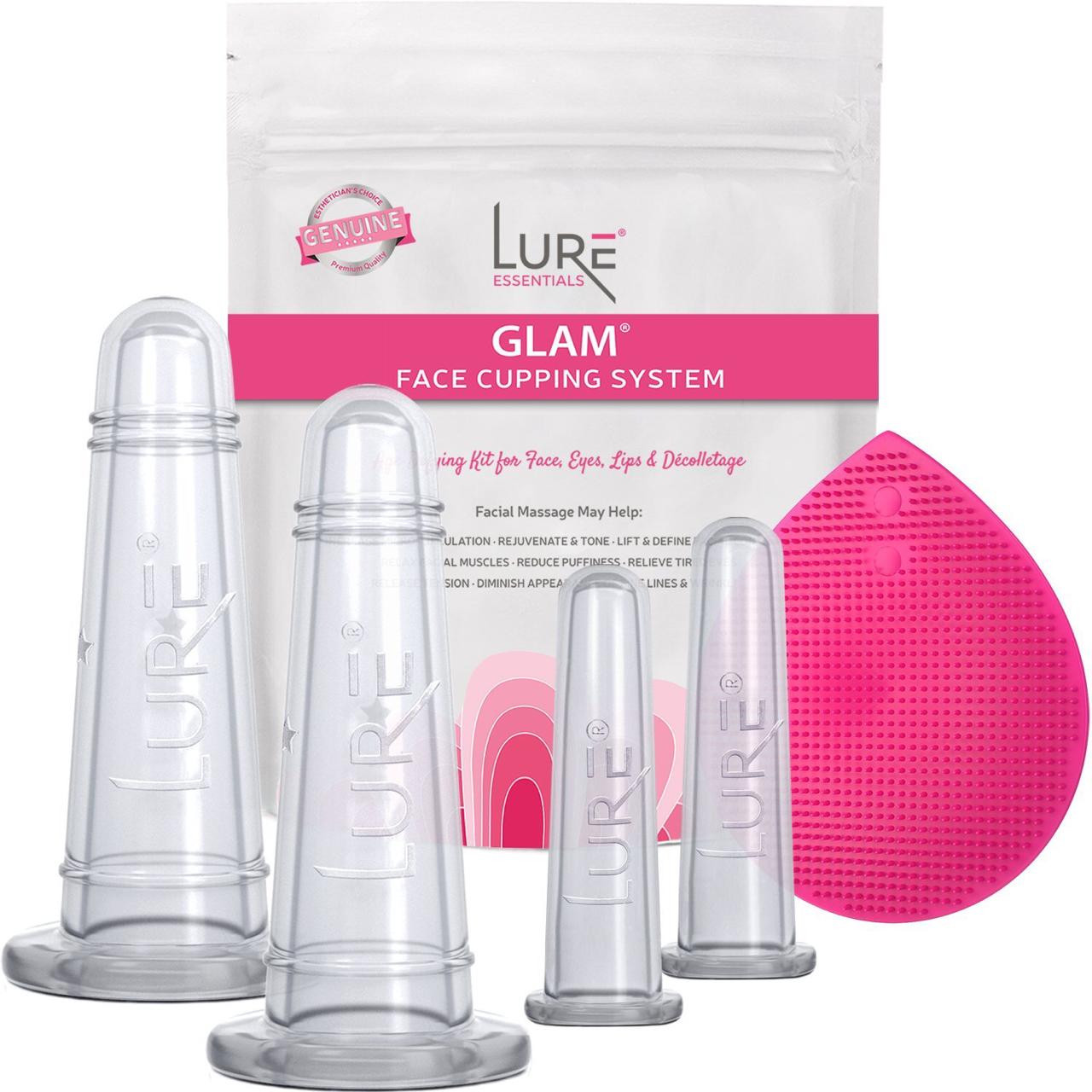 Lure Glam Facial Cupping Set - Face and Eye Cupping Massage Kit-LURE ESSENTIALS-HBYTALA