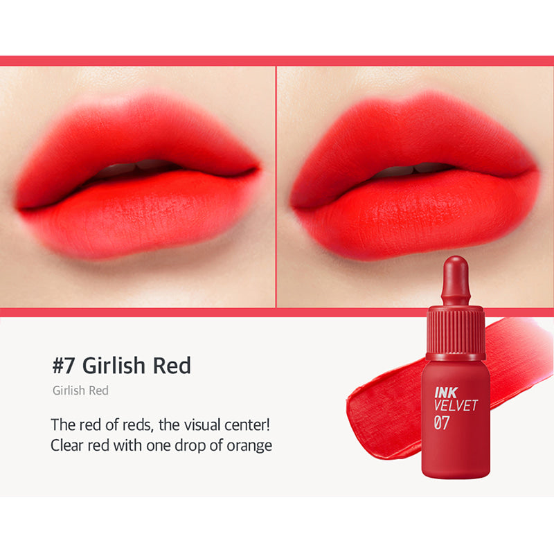 Peripera Velvet Liquid Lip Tint-Peripera-HBYTALA