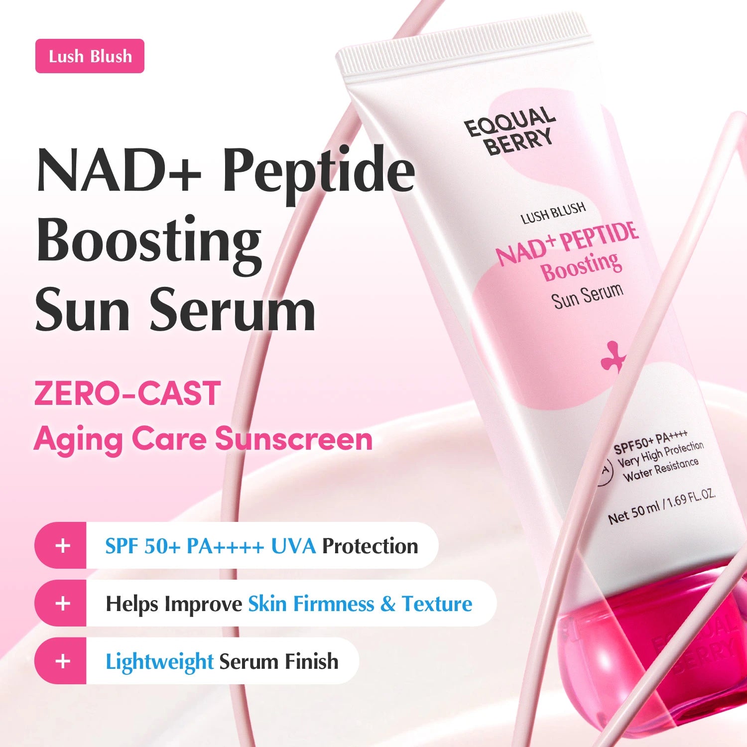NAD+ PEPTIDE BOOSTING SUN SERUM 50 ML