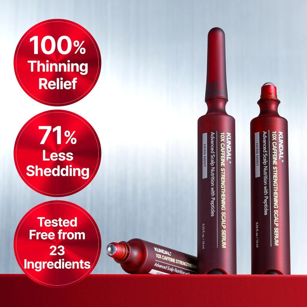 10X Caffeine Strengthening Scalp Serum 10ml-KUNDAL-HBYTALA