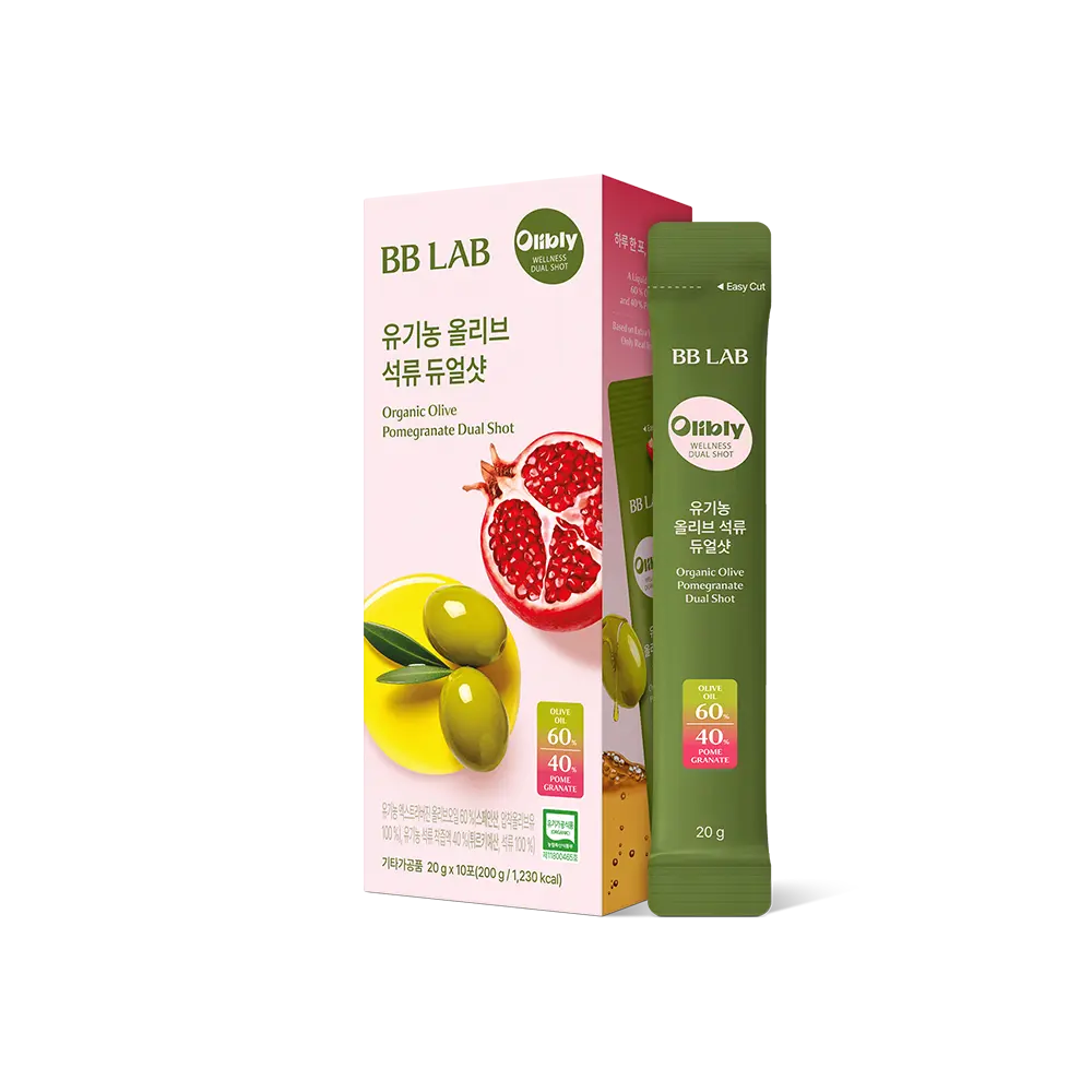 Olibly Organic EVOO Pomegranate Dual Shot