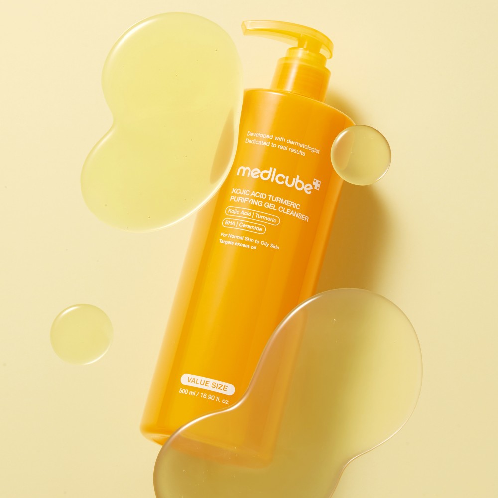 KOJIC ACID TURMERIC GEL TO FOAM CLEANSER 500ml