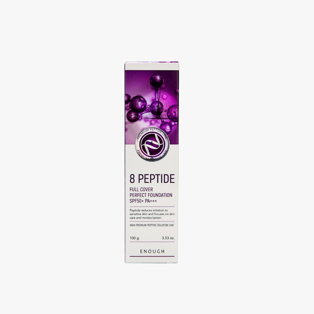 8 Peptide Full Cover Perfect Foundation SPF50+ PA+++-ENOUGH-HBYTALA