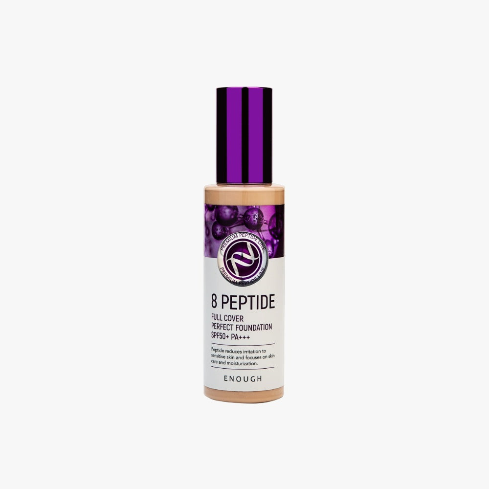 8 Peptide Full Cover Perfect Foundation SPF50+ PA+++-ENOUGH-HBYTALA