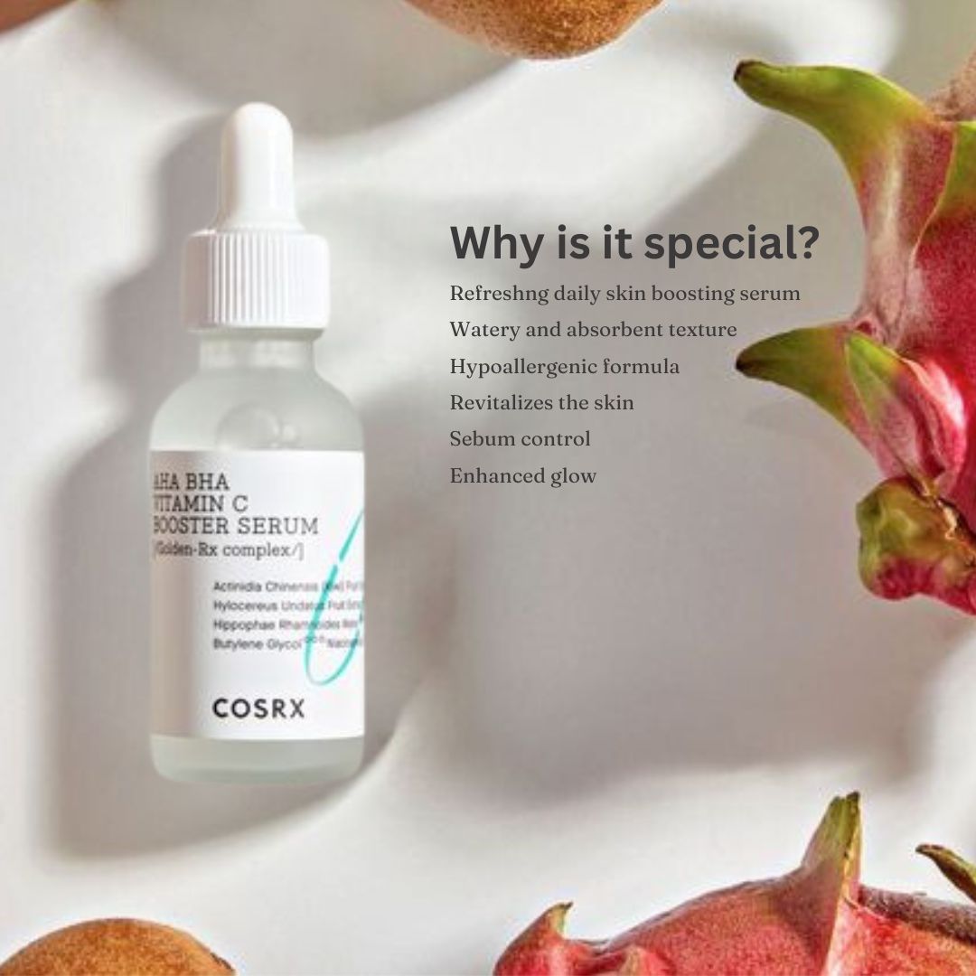 AHA BHA Vitamin C Booster Serum-COSRX-HBYTALA