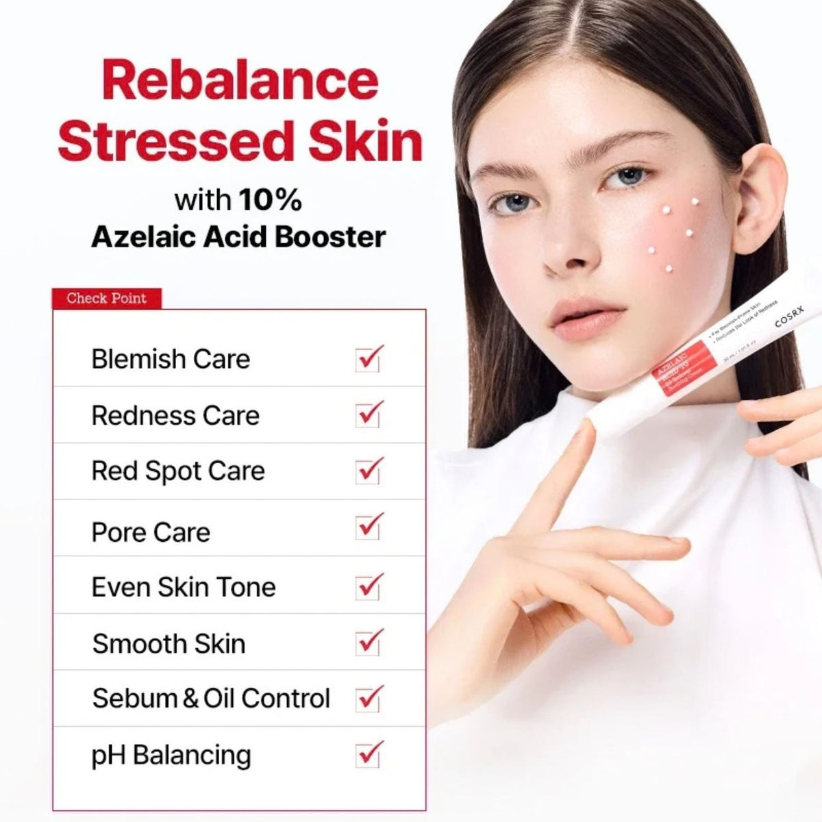 Azelaic Acid 10 B5 Redness Soothing Cream-COSRX-HBYTALA