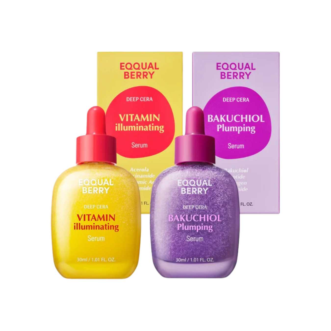 Bakuchiol & Vitamin C Serum Set-EQQUALBERRY-HBYTALA