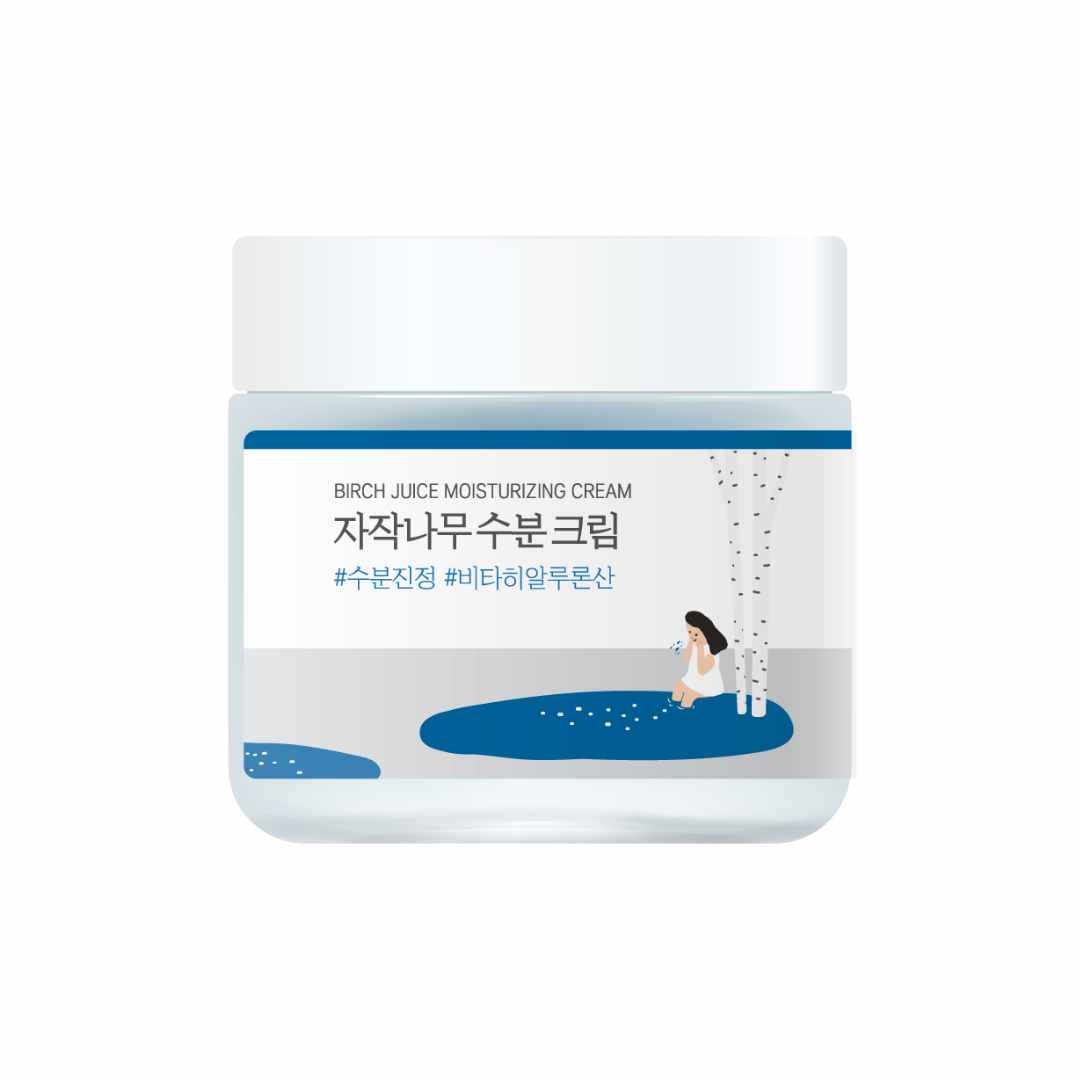 Birch Juice Moisturizing Cream-ROUND LAB-HBYTALA