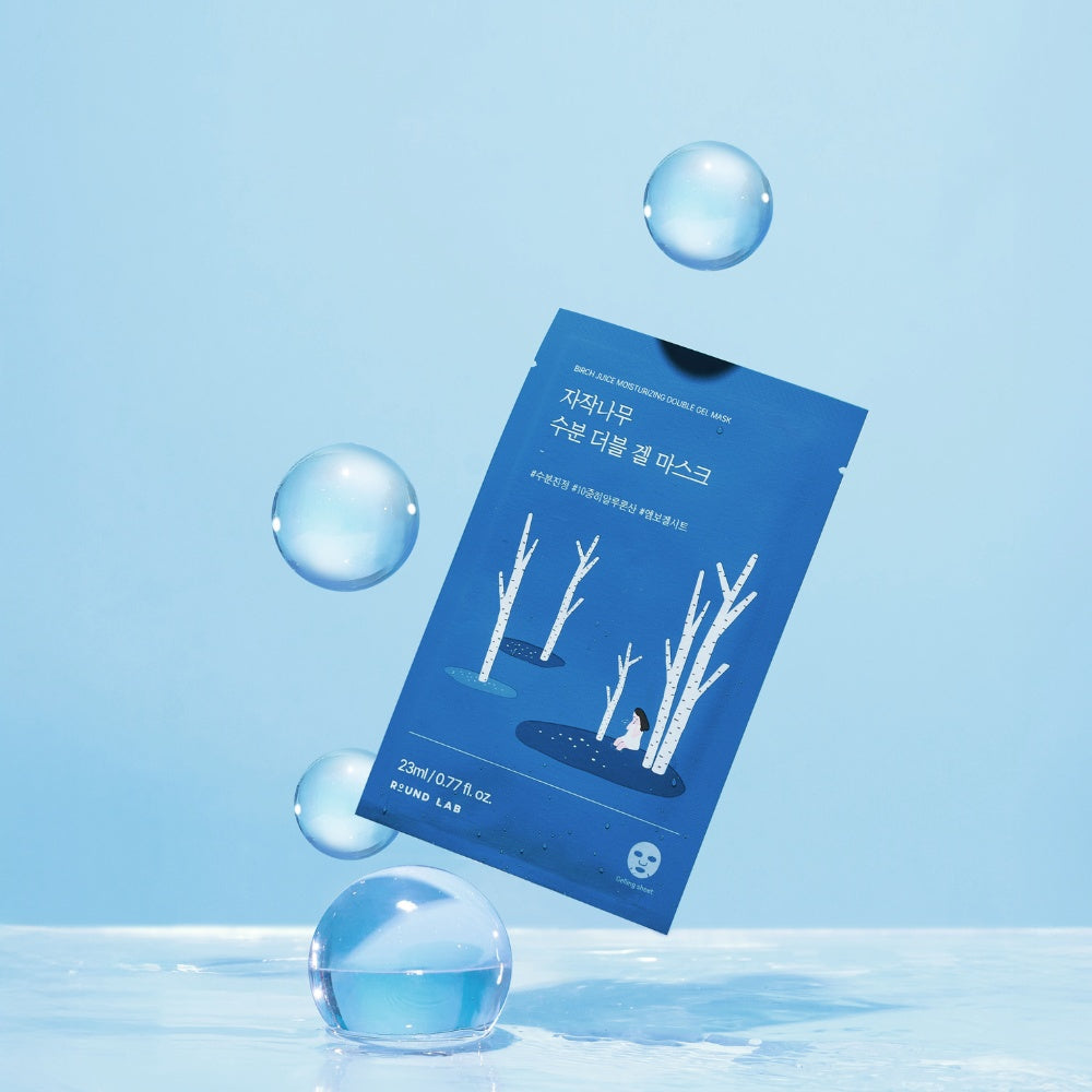 Birch Juice Moisturizing Double Gel Mask 23ml-HBYTALA-HBYTALA