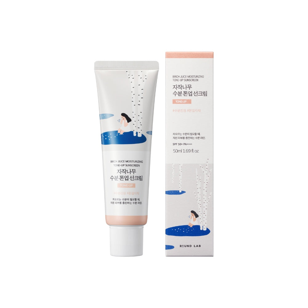 Birch Moisture Tone-Up Sunscreen 50ml-ROUND LAB-HBYTALA