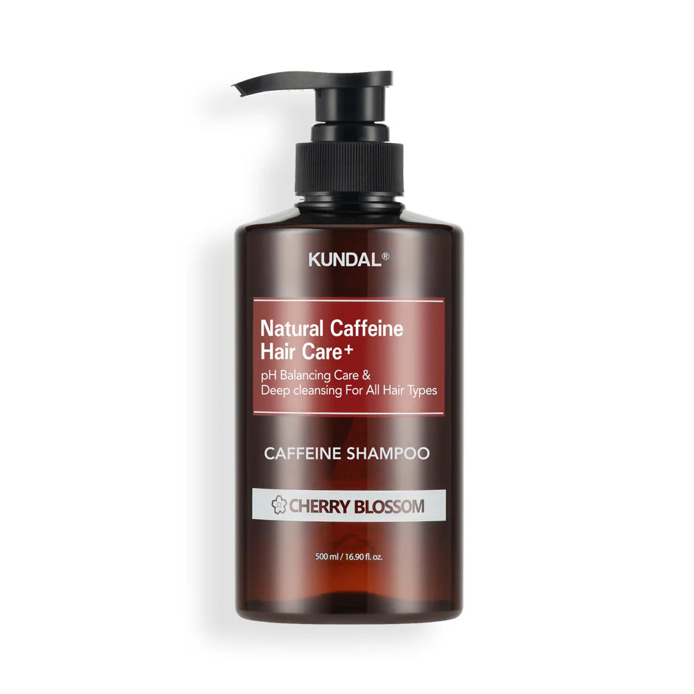 Caffeine Shampoo 500ML - Cherry Blossom-KUNDAL-HBYTALA