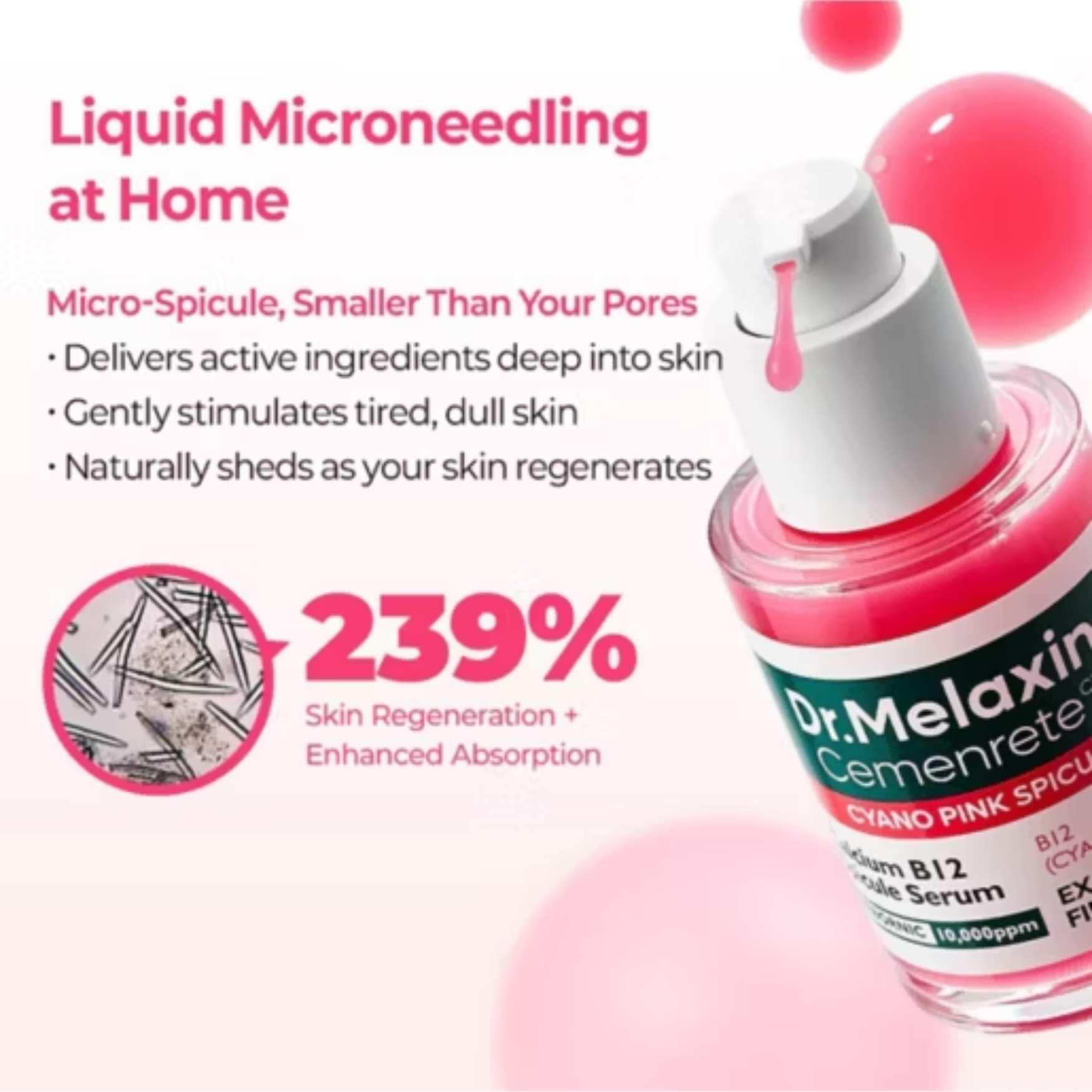 Cemenrete Cyano Pink Spicule Serum-DR.MELAXIN-HBYTALA
