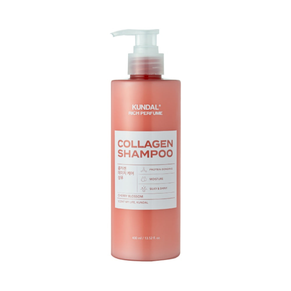 Collagen Damage Care Shampoo 400 ml - Cherry Blossom-KUNDAL-HBYTALA