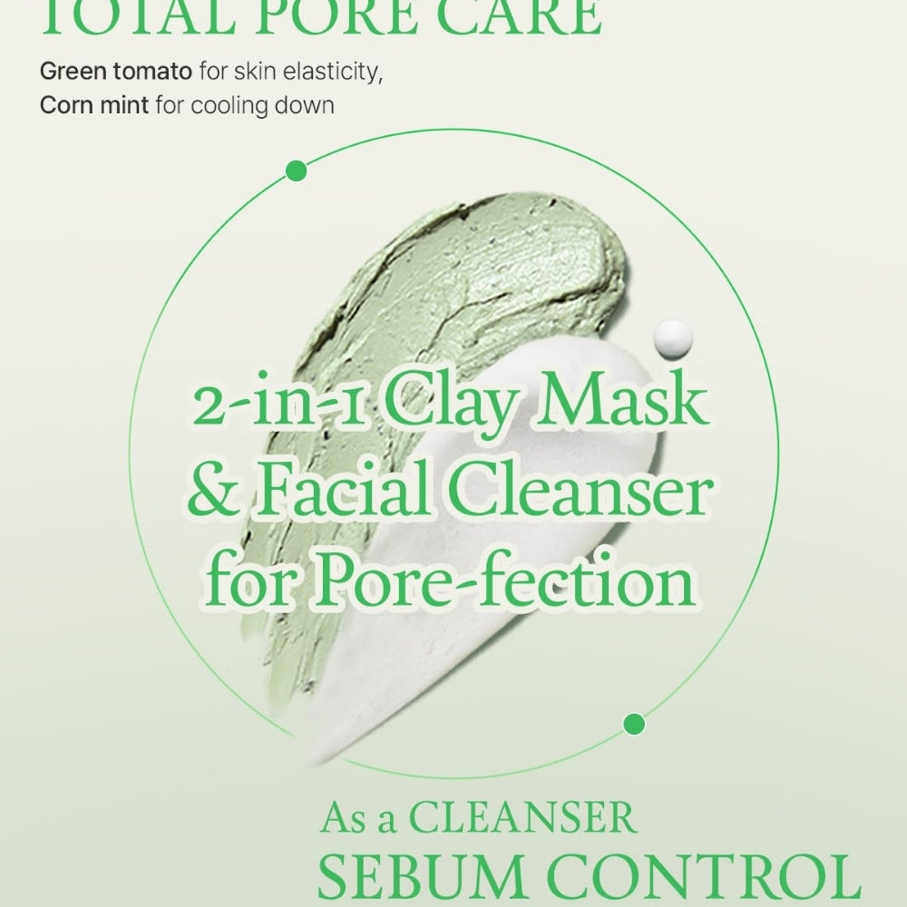Green Tomato Clay Mask Cleanser-FULLY-HBYTALA