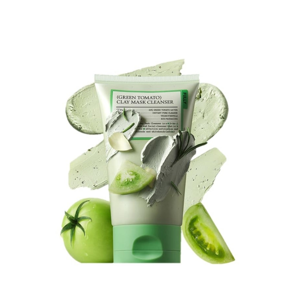 Green Tomato Clay Mask Cleanser-FULLY-HBYTALA