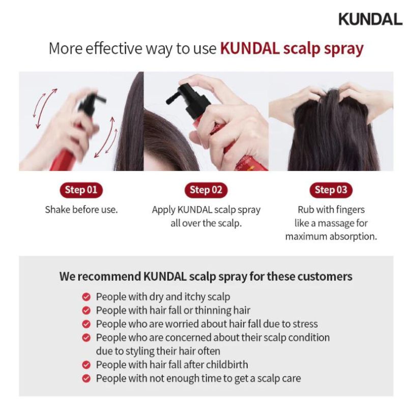 Head Spa + Scalp Care + Scalp Tonic-KUNDAL-HBYTALA