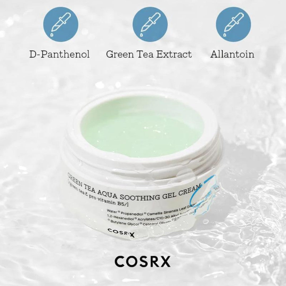 Hydrium Green Tea Aqua Soothing Gel Cream-COSRX-HBYTALA