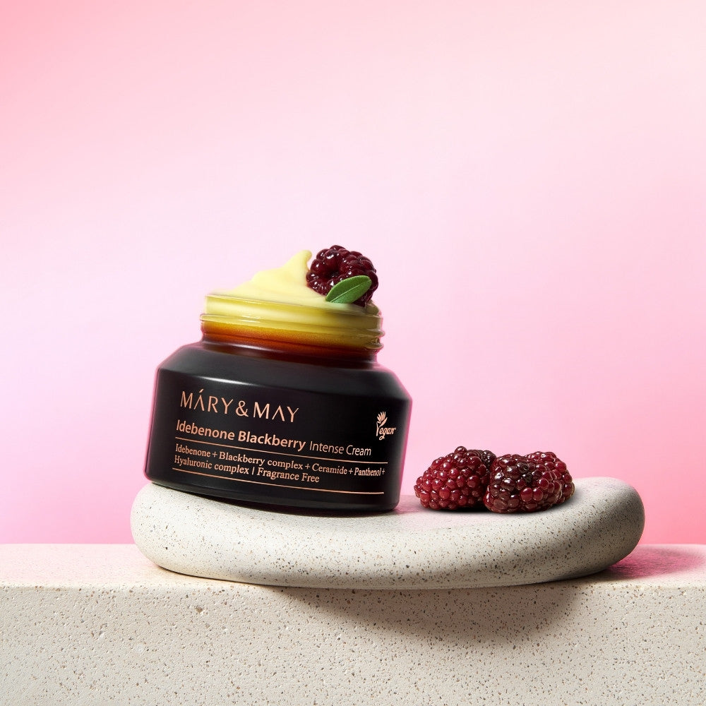 Idebenone Blackberry Intense Cream-MARY&MAY-HBYTALA