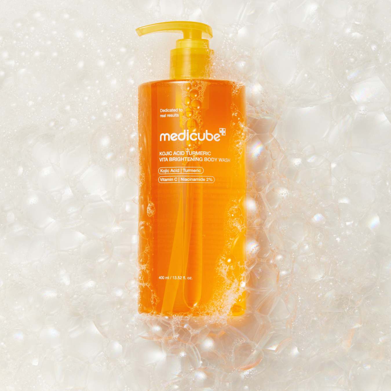 KOJIC ACID TURMERIC VITA BRIGHTENING BODY WASH 400ml-MEDICUBE-HBYTALA