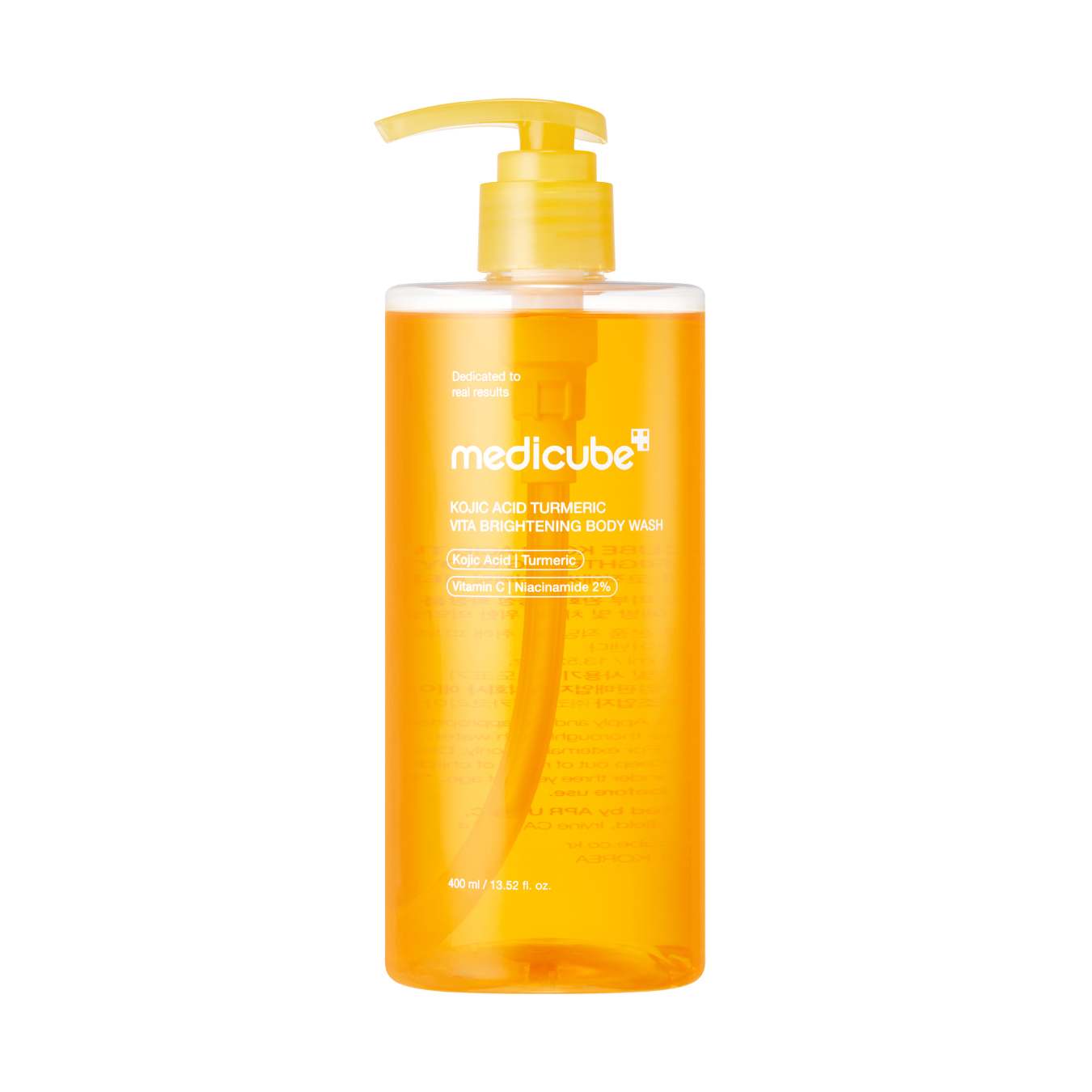 KOJIC ACID TURMERIC VITA BRIGHTENING BODY WASH 400ml-MEDICUBE-HBYTALA