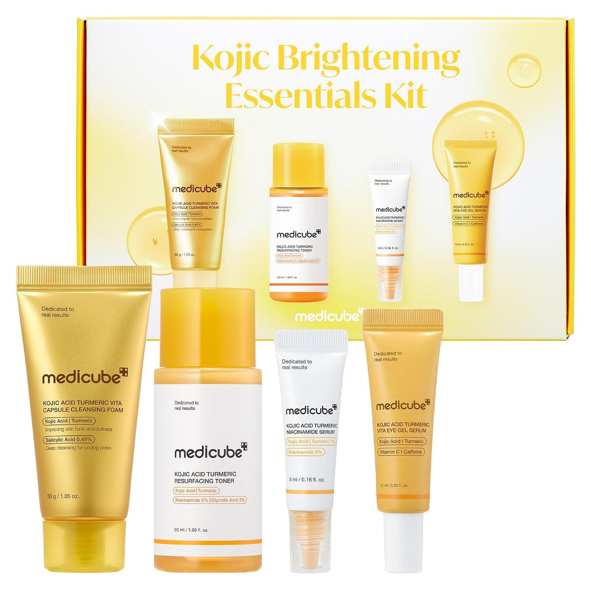 KOJIC BRIGHTENING ESSENTIAL KIT-MEDICUBE-HBYTALA